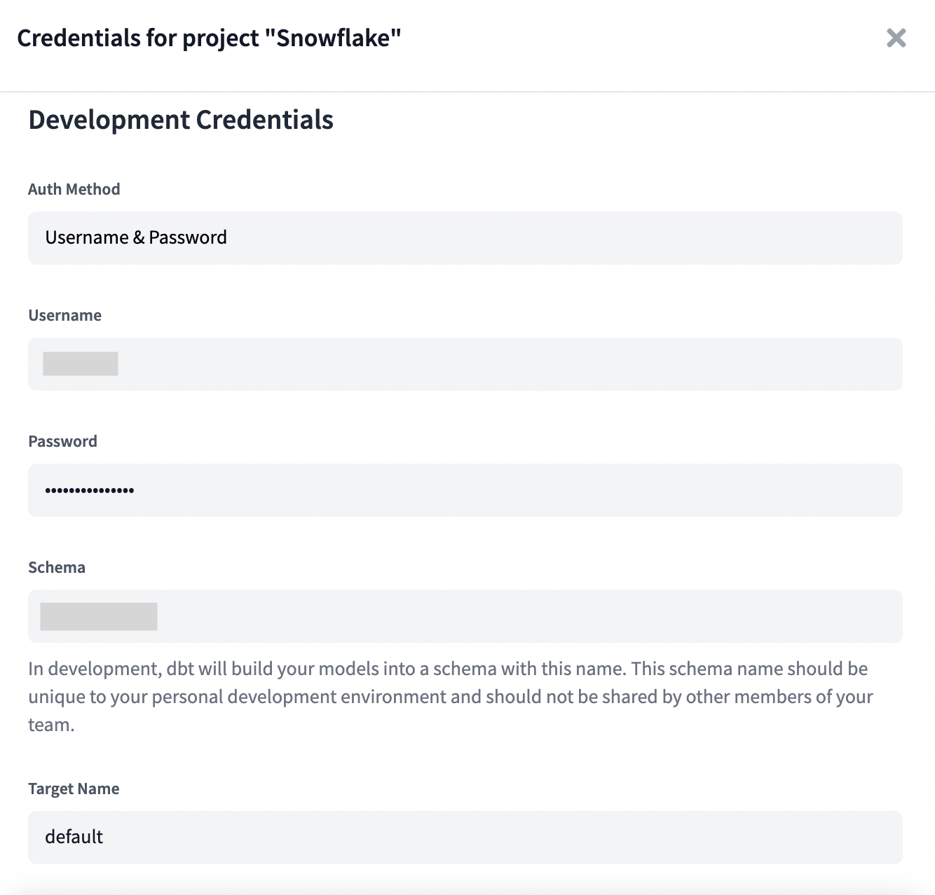 Snowflake username/password authentication Snowflake username/password authentication